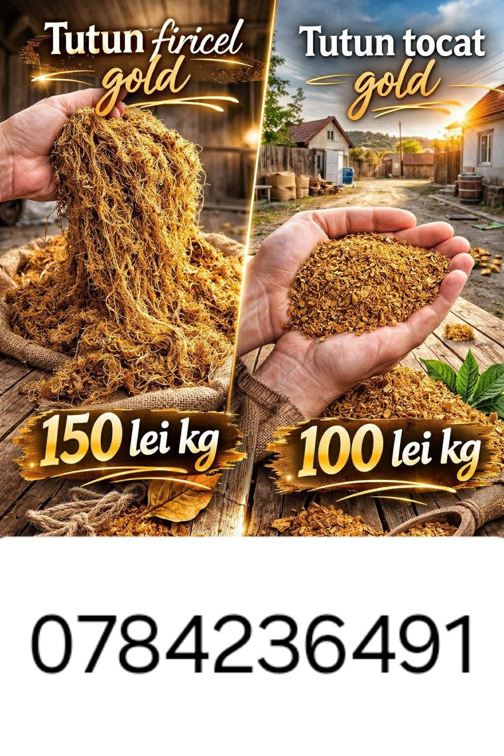 Tutun Firicel Gold - Original Fără Impurități | Livrare 24H